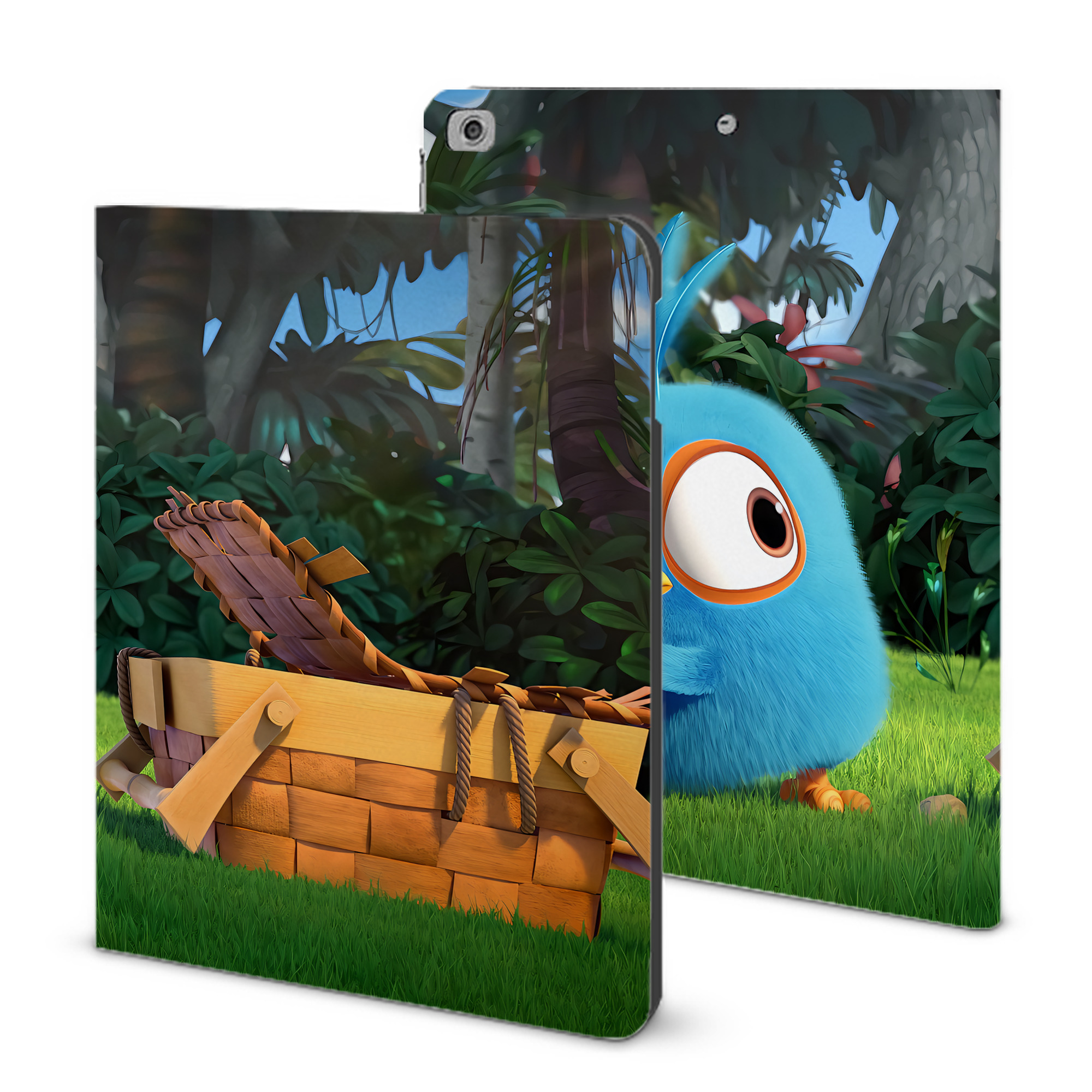 （画像用） Angry Birds アングリーバード IPad ケース ブック型 PUレザー TPU 耐衝撃 軽量 薄型 ペン収納なし 全面保護 IPad 各モデル対応